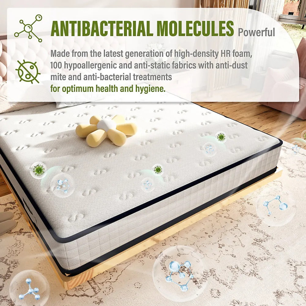 Matelas en mousse 140x190cm, Épaisseur 22 cm>Teeno Hot