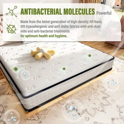 Matelas en mousse 90x190cm, Épaisseur 22 cm>Teeno Online