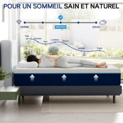 Matelas en Mousse 160x200cm,Épaisseur 16cm><noscript><img width=