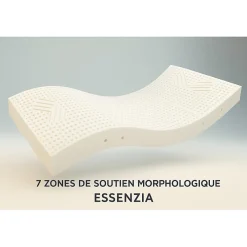 Essenzia Matelas MORPHOZONE 210 Relax 180x190 Latex* Matelas