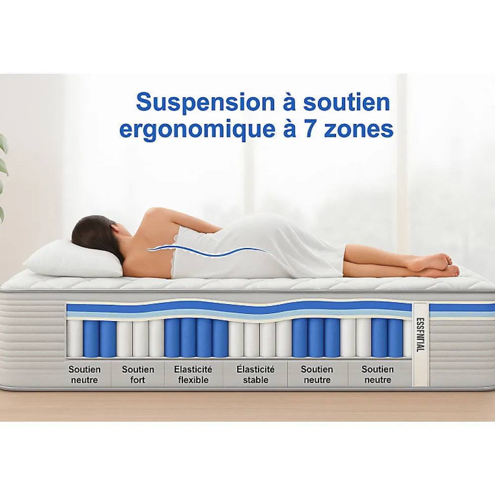 Matelas SPRING 1200 RESSORTS CLASSIC 110x200 Ressorts>Essenzia Hot