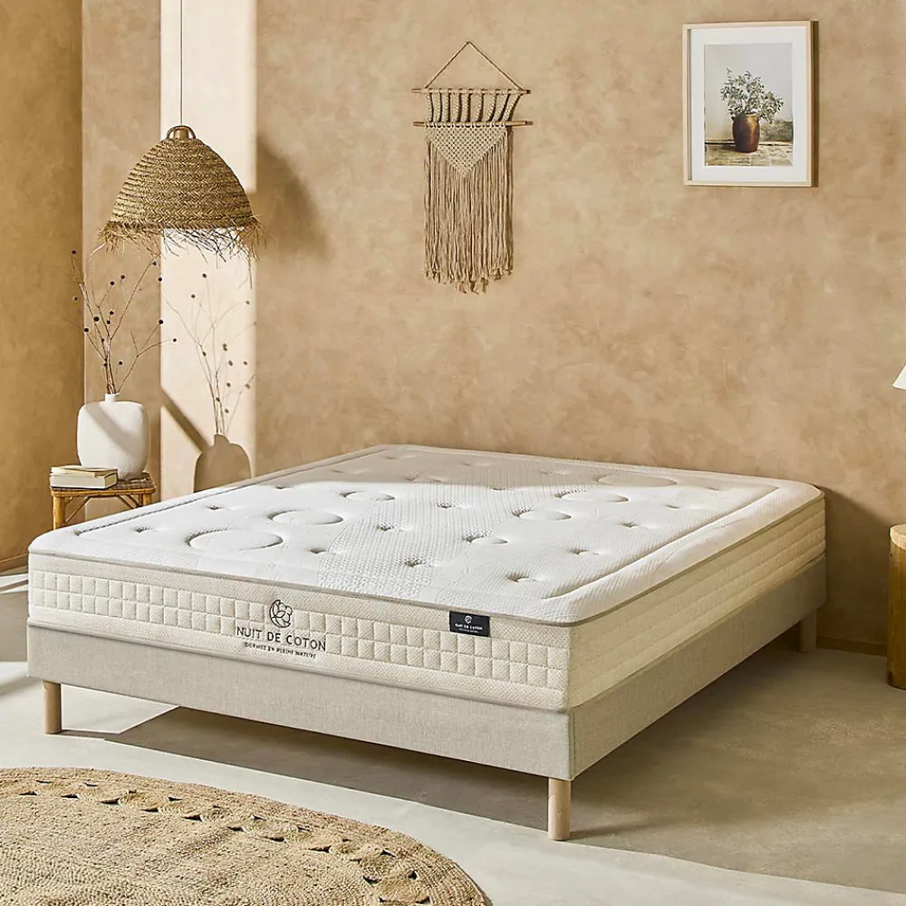 Matelas Latex 100% Naturel Prélude 2.0 140x200 cm>Nuit De Coton Outlet