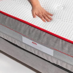 Matelas Luxury - ressorts ensachés et mousse viscoélastique, tissu Aloe Vera, 1400 x 1900 mm, ép. 27 cm><noscript><img width=
