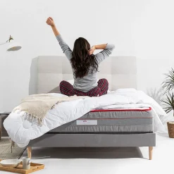 Matelas Luxury - ressorts ensachés et viscoélastique pour un soutien adaptatif, 27 cm.>Mercado Do Colchão Hot