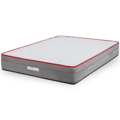 Matelas Luxury - ressorts ensachés et viscoélastique pour un soutien adaptatif, 27 cm.><noscript><img width=