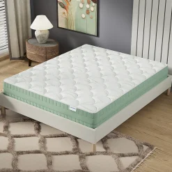Matelas Maia - Mousse Végétale à Mémoire de Forme & Coutil Aloe Vera - Matériaux Responsables - (140 x 190 cm) - Épaisseur 22cm>November Discount