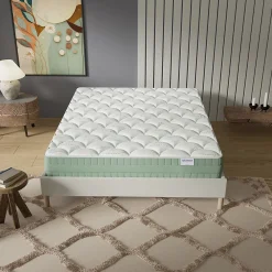 Matelas Maia - Mousse Végétale à Mémoire de Forme & Coutil Aloe Vera - Matériaux Responsables - (140 x 190 cm) - Épaisseur 22cm>November Discount