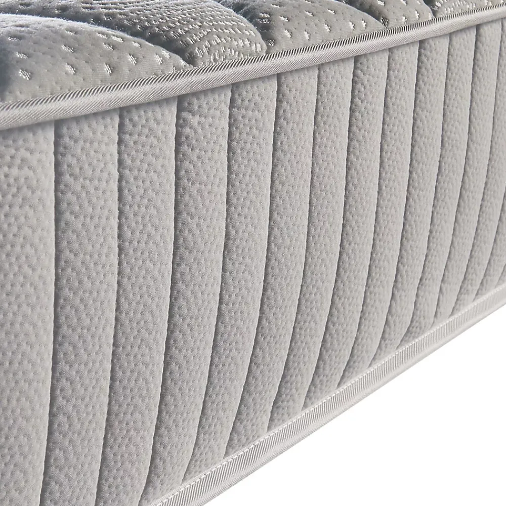 Literie Julien Matelas Marie a Ressorts Ensaches + 3,5 cm matelas face de contact latex en 70 Kg/m3-90x190 Hauteur +/- 25,5 cm - Accueil Moelleux* Matelas