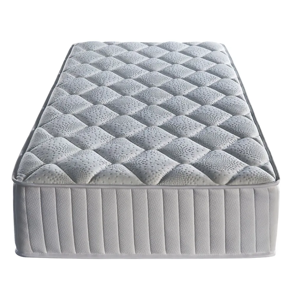Literie Julien Matelas Marie a Ressorts Ensaches + 3,5 cm matelas face de contact latex en 70 Kg/m3-90x190 Hauteur +/- 25,5 cm - Accueil Moelleux* Matelas