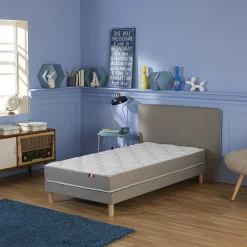 Idliterie Matelas mémoire forme confort ferme et enveloppant 90x190* Matelas