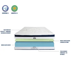 Suite Etoilee Matelas Mouse Suite Présidentielle 160x200 cm Accueil Mousse Supersoft* Matelas