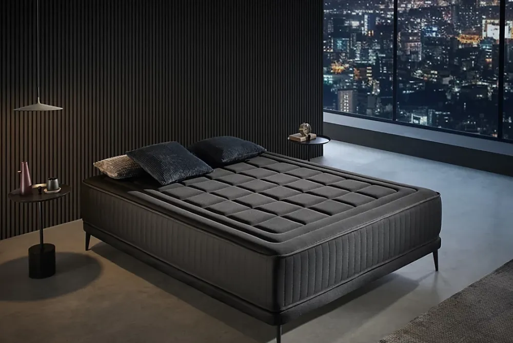 Moonia Matelas Mousse à memoire de forme Magnum Black - 180X200 cm -* Matelas