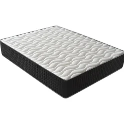 Matelas Mousse 135x190 Cesar, Ferme, Réversible, Côté Été/hiver, H30 Cm>Dagostino Home Outlet