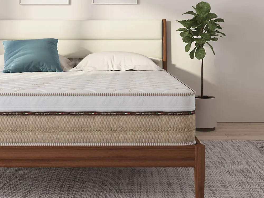 Matelas mousse 80x200 cm accueil dynamique soutien moelleux epaisseur 25 cm housse de matelas>Talamo Italia