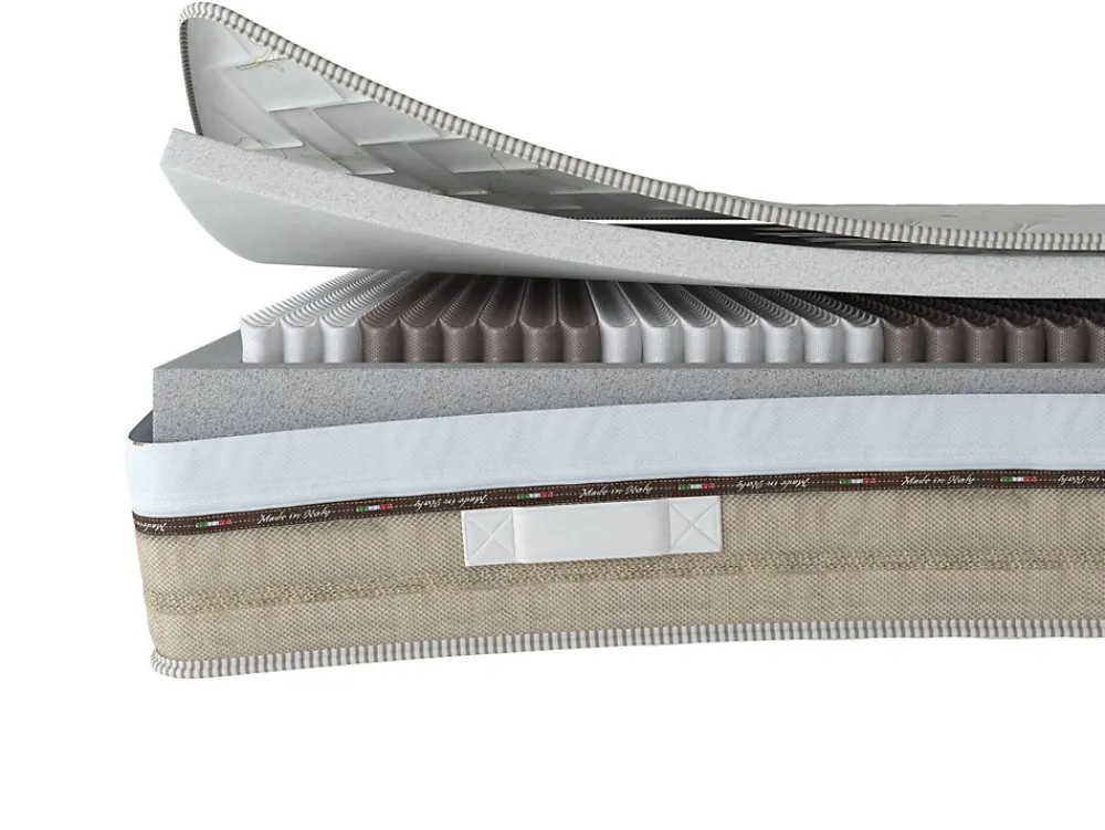 Matelas mousse 80x200 cm accueil dynamique soutien moelleux epaisseur 25 cm housse de matelas>Talamo Italia