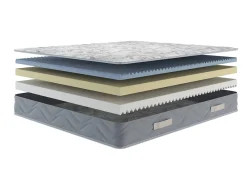 Talamo Italia Matelas mousse 180x200 cm accueil dynamique soutien moelleux epaisseur 25 cm oreiller(s)* Matelas
