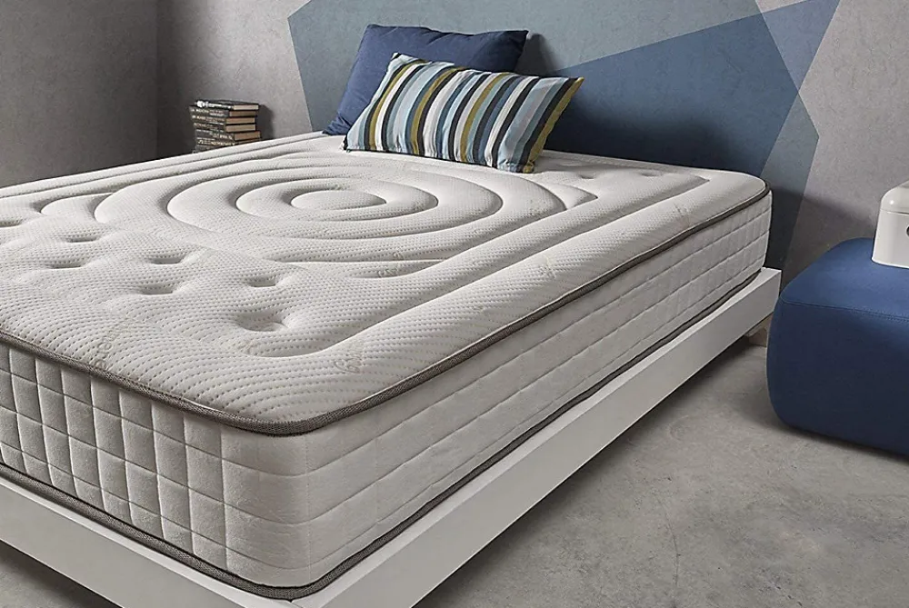 Matelas mousse 140x190 Imperial Cachemire, 25 cm, confort multizone, accueil moelleux, ferme, anti-acarien et hypoallergénique>Simpur Low Cost Sale