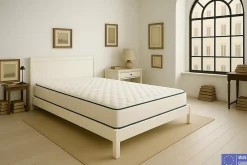 Dagostino Home Matelas Mousse 140x190 New York, Ferme, Réversible, Côté Été/hiver, H15 Cm* Matelas