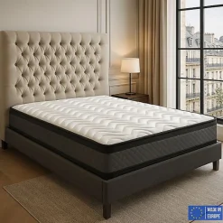 Dagostino Home Matelas Mousse 140x190 Onyx, Ferme, Réversible, Côté Été/hiver, H20 Cm* Matelas