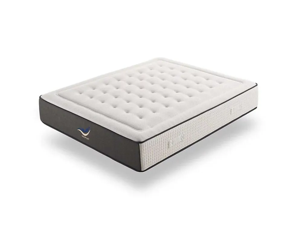 Simpur Low Cost Matelas mousse 120x190 therapy carbone anti stress mousse h.r. épaisseur 19 cm tissu 3d système airfresh* Matelas