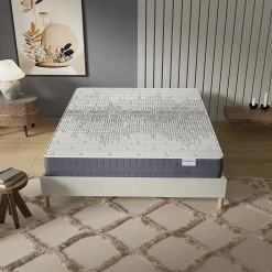 Matelas Polaris - Mousse Graphène à Mémoire de Forme- Fraîcheur -Régulation Thermique - (140 x 190 cm) -Épaisseur 22cm>November Hot