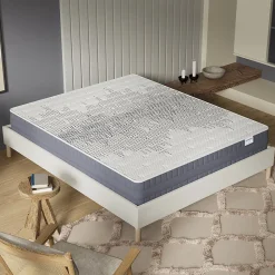 Matelas Polaris - Mousse Graphène à Mémoire de Forme- Fraîcheur -Régulation Thermique - (140 x 190 cm) -Épaisseur 22cm><noscript><img width=