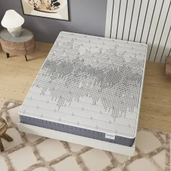 Matelas Polaris - Mousse Graphène à Mémoire de Forme- Fraîcheur -Régulation Thermique - (140 x 190 cm) -Épaisseur 22cm><noscript><img width=