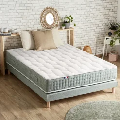 Matelas ressort 7 zones face hiver/été 160x200* Matelas