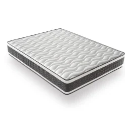 Matelas Ressorts Ensachés 140x200 Montecarlo, Ferme, Réversible, Côté Été/hiver, H25 Cm>Dagostino Home Hot