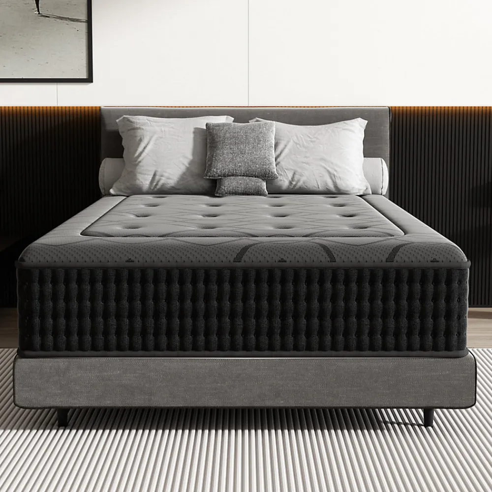 Matelas Ressorts 90x200 cm de Forme en Mousse et Ressorts, 30 cm Épaisseur>Teeno Online