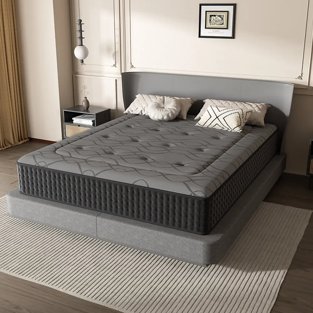 Teeno Matelas Ressorts 160x200 cm de Forme en Mousse et Ressorts, 25 cm Épaisseur* Matelas