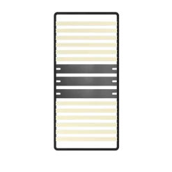 Matelas Ressorts 140x190cm de Forme en Mousse et Ressorts, 20 cm Épaisseur><noscript><img width=