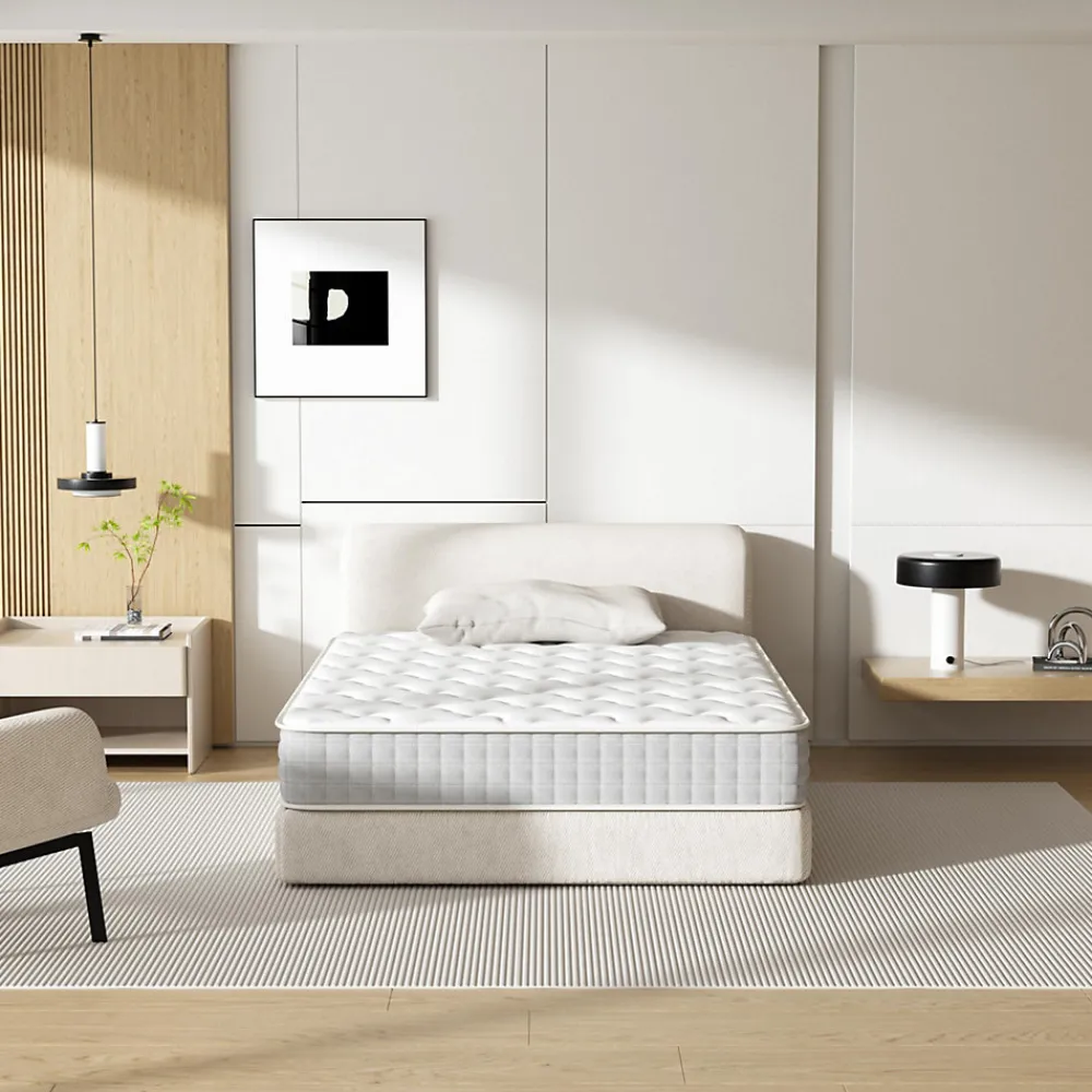 Matelas Ressorts 120x190cm de Forme en Mousse et Ressorts, 20 cm Épaisseur>Teeno Discount