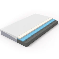 Blackcolors Matelas réversible 140x200cm,hauteur 20cm,fermeté H3 & H4,mousse 7 zones,Öko-Tex 100* Matelas