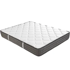 Matelas SAJA, réversible en mousse 3D, face été/ hiver, mémoire de forme, indépendance du couchage - 140 X 190 X 20 cm>Juanio New