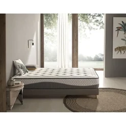 Matelas viscoélastique - - Clean Plus - 135x200 cm - Épaisseur 28 cm - Anti-acarien><noscript><img width=