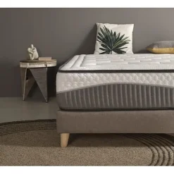 Matelas viscoélastique - - Clean Plus - 135x200 cm - Épaisseur 28 cm - Anti-acarien><noscript><img width=