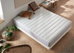 Matelas Viscoélastique Luxury Cube - Haute densité HR Pro Nature Core - Fermeté moyenne-élevée - epaisseur 26 cm +/- 2 - 200x200 c>Eccox Best