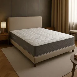 Literie Julien Matelas 160x200 - 21 cm - 80 Kg/m3 - Accueil Ferme - 7 Zones de Confort - Soutien Ferme - Confort Optimal - Usage Quotidien - MATE* Matelas
