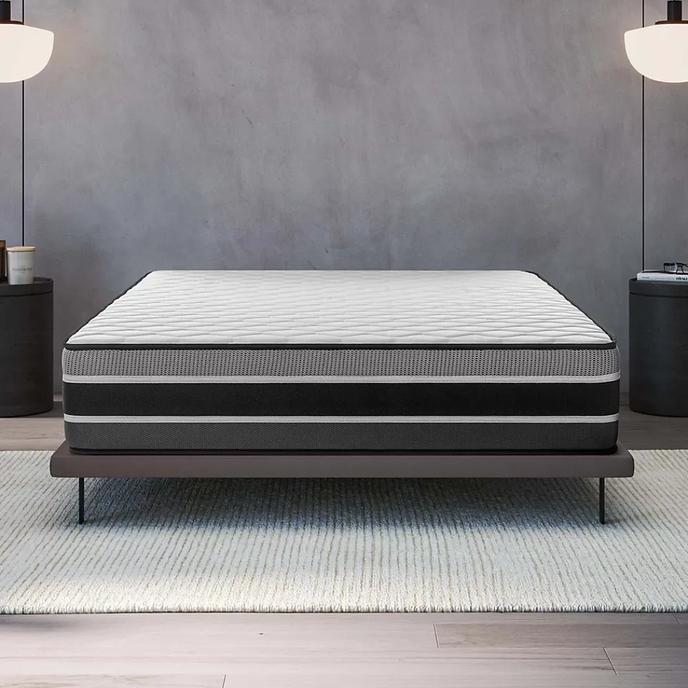 Cosmos Matelas 160x200 - 30 cm - Ressorts Ensachés Indépendants + Mousse HR - Blue Latex - Silencieux - 7 zones - Réversible - Felis* Matelas