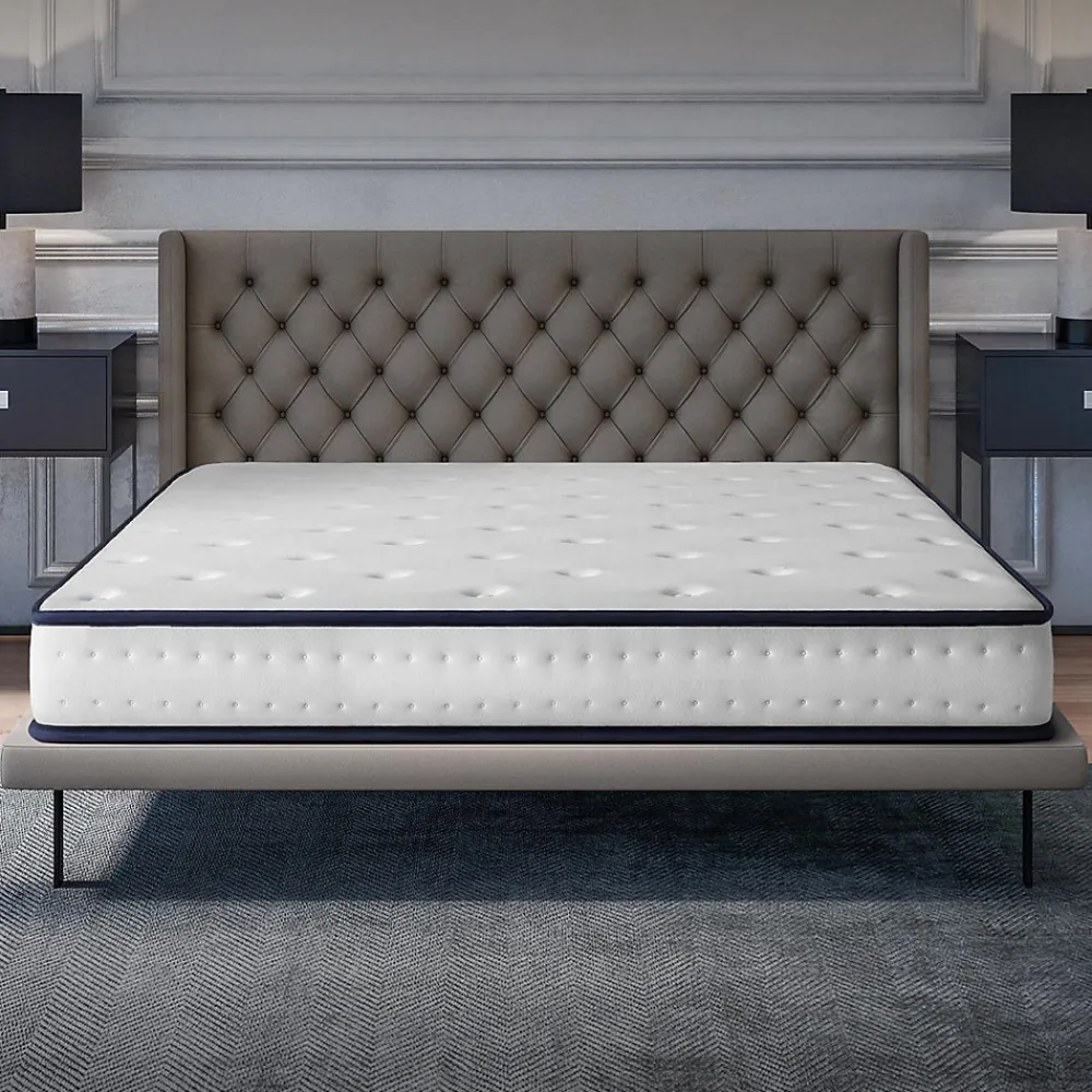 Matelas 90x190 - Mousse mémoire de forme - Blue Latex - Confort Équilibré - 7 zones - Réversible - Durable - Upsilon>Cosmos