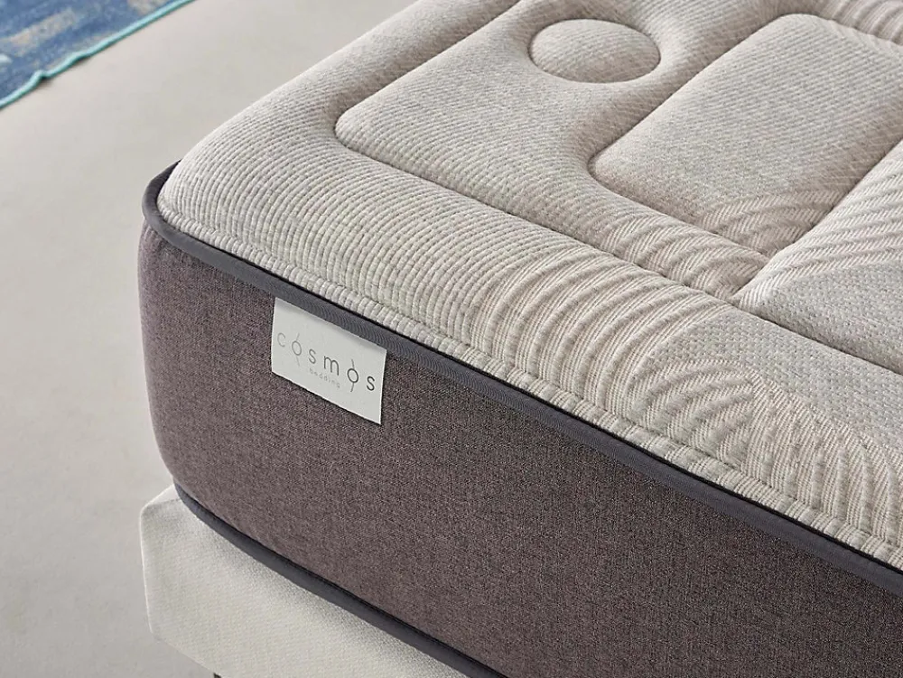 Matelas 140x190 - Épaisseur 30 cm - Jupiter - Blue Latex - Mémoire de forme - 7 zones - Indépendance de couchage - Ferme - Durable>Cosmos