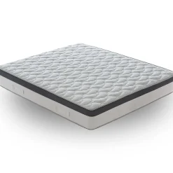 Materassiedoghe Matelas 120x190 à ressorts ensachés 800 - Epaisseur 28 cm - Mousse à mémoire de forme 6 cm - 9 zones de confort - Positano* Matelas