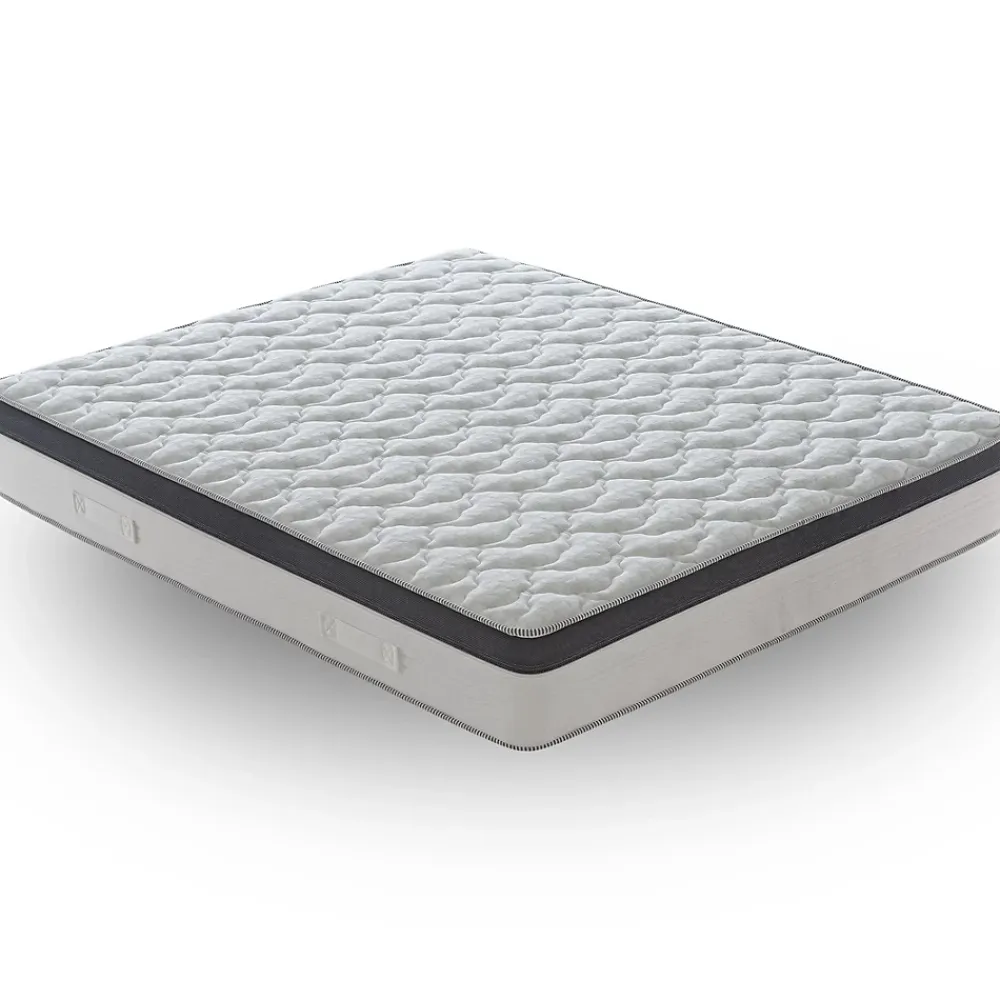 Materassiedoghe Matelas 80x190 à ressorts ensachés 800 - Epaisseur 28 cm - Mousse à mémoire de forme 6 cm - 9 zones de confort - Positano* Matelas