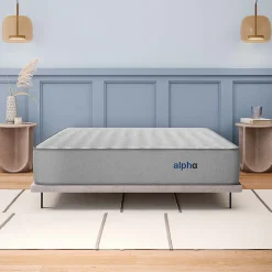 Matelas 140x190 Alpha - Mousse HR - Accueil Blue Latex - Épais 30 cm - 7 zones de soutien - Face été/hiver - Confort Ferme>Cosmos Best