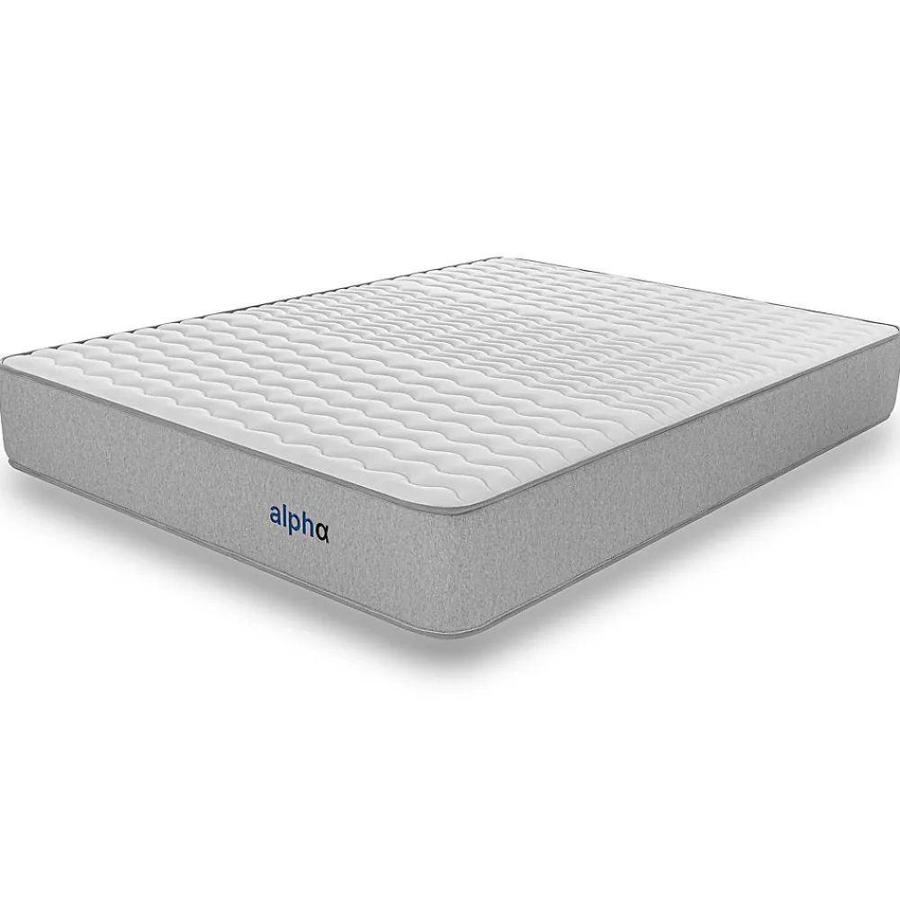 Matelas 140x190 Alpha - Mousse HR - Accueil Blue Latex - Épais 30 cm - 7 zones de soutien - Face été/hiver - Confort Ferme>Cosmos Best
