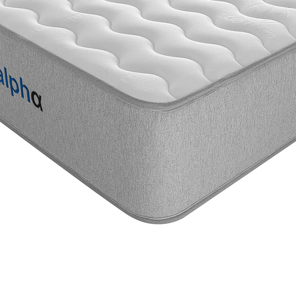 Matelas 140x190 Alpha - Mousse HR - Accueil Blue Latex - Épais 30 cm - 7 zones de soutien - Face été/hiver - Confort Ferme>Cosmos Best