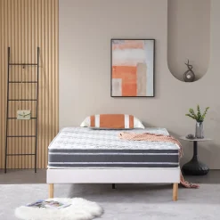 Matelas 120x190 cm - 23 cm - Ferme - Confort Optimal - Utilisation Quotidienne - Très Respirant - Idéal pour Bien Dormir - MATELAS><noscript><img width=
