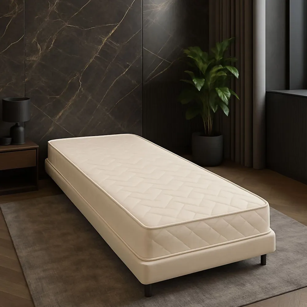 King Of Dreams Matelas 90x200 cm - Soutien Ferme - Confort Optimal - Usage Quotidien - Indéformable - Tissu Résistant - MATELAS YELLOW* Matelas