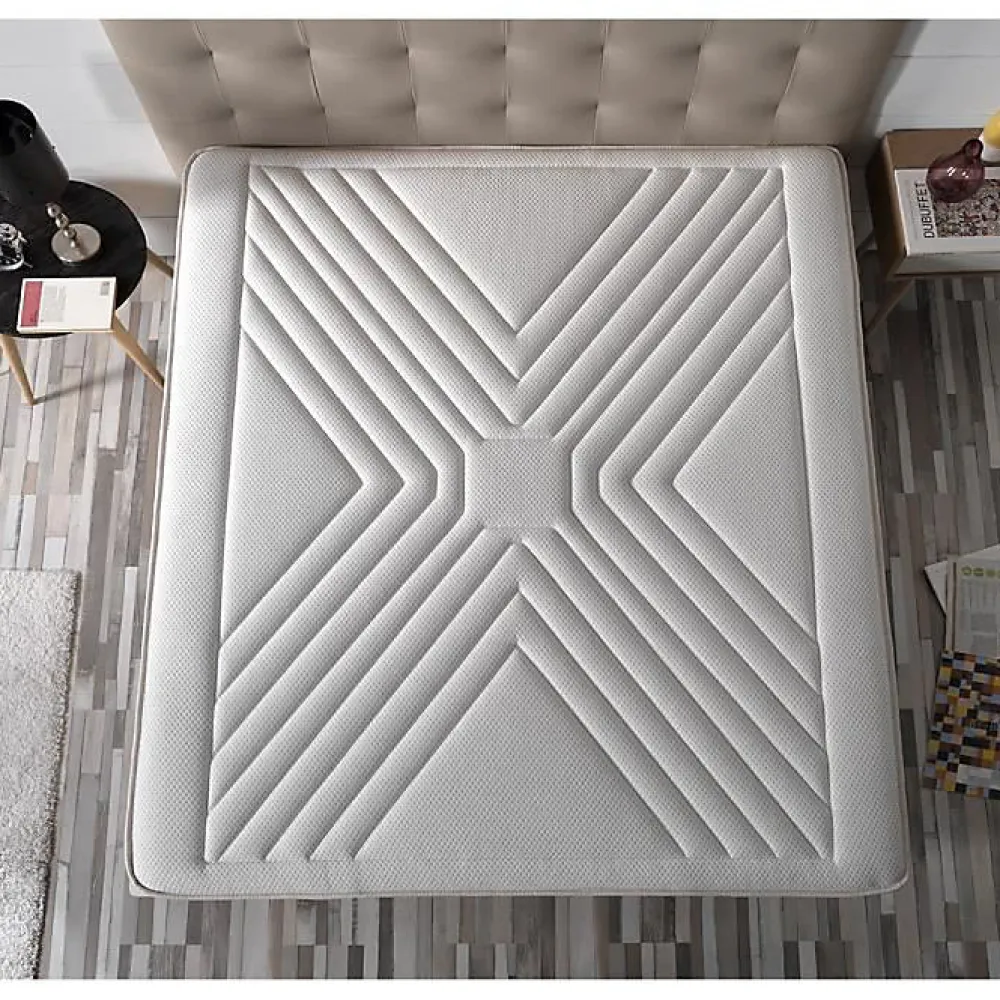 Eccox Matelas 80x190 cm en mousse à mémoire Luxury Gold epaisseur 21 cm +/-2 Fermeté moyenne-élevée.* Matelas